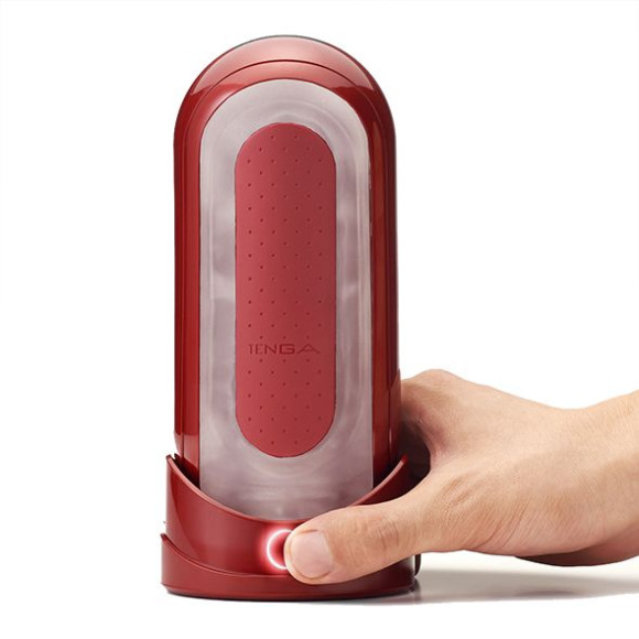 Красный мастурбатор Flip Zero Red & Warmer с подогревом Красный мастурбатор Flip Zero Red & Warmer с подогревом