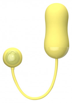 Желтое виброяйцо BIBI REMOTE EGG Желтое виброяйцо BIBI REMOTE EGG