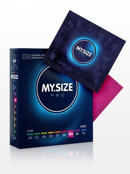 Презервативы MY.SIZE размер 64 - 3 шт. Презервативы MY.SIZE размер 64 - 3 шт.