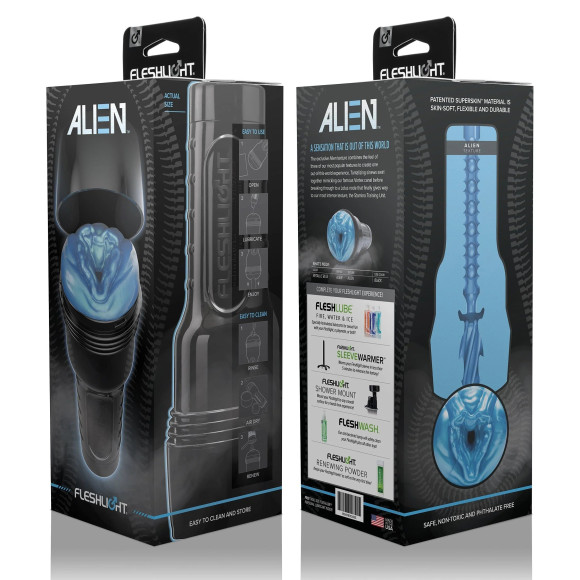 Мастурбатор-вагина Fleshlight Freaks Alien Blue Metallic Мастурбатор-вагина Fleshlight Freaks Alien Blue Metallic