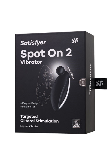 Черный вибростимулятор клитора Satisfyer Spot On 2 Черный вибростимулятор клитора Satisfyer Spot On 2