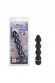 Анальная елочка 10-Function Tapered Anal Trainer рефленый с вибрацией черный Анальная елочка 10-Function Tapered Anal Trainer рефленый с вибрацией черный