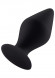 Чёрная малая анальная пробка Butt Plug with Suction Cup Small Чёрная малая анальная пробка Butt Plug with Suction Cup Small
