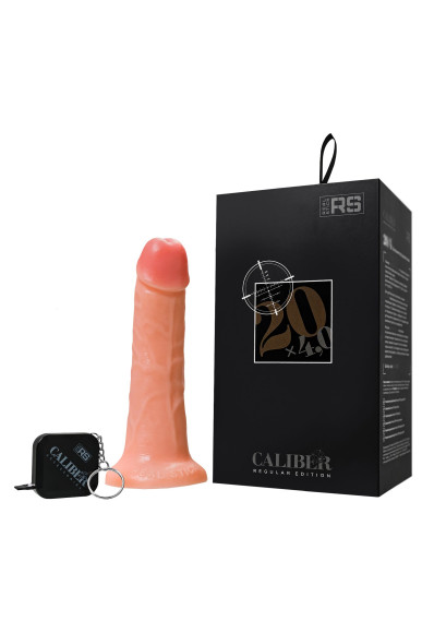 Телесный реалистичный фаллоимитатор RealStick CALIBER - 20 см. Телесный реалистичный фаллоимитатор RealStick CALIBER - 20 см.