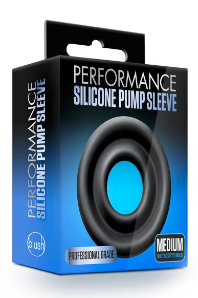 Черный уплотнитель на вакуумную помпу Silicone Pump Sleeve Medium Черный уплотнитель на вакуумную помпу Silicone Pump Sleeve Medium