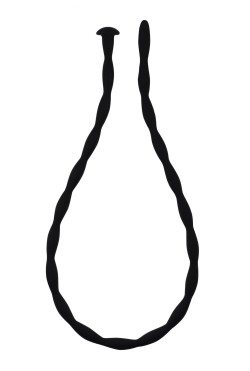 Черный уретральный массажер Glide Large - 30 см. Черный уретральный массажер Glide Large - 30 см.