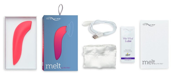 Розовый вакуум-волновой стимулятор клитора We-Vibe Melt Розовый вакуум-волновой стимулятор клитора We-Vibe Melt