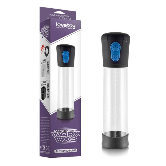 Автоматическая вакуумная помпа Maximizer Worx VX3 Auto Pro Pump Автоматическая вакуумная помпа Maximizer Worx VX3 Auto Pro Pump