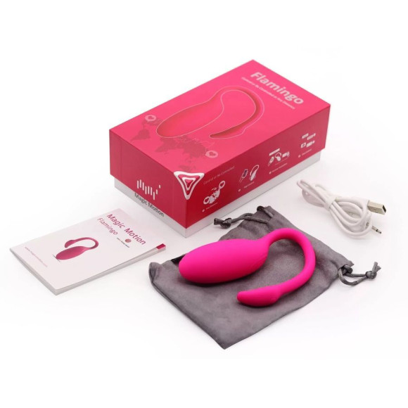 Розовый вагинальный стимулятор Flamingo Розовый вагинальный стимулятор Flamingo
