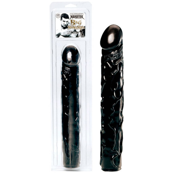 Чёрный фаллоимитатор BIG BONANZA 13 BLACK BUTT PLUG - 33 см. Чёрный фаллоимитатор BIG BONANZA 13 BLACK BUTT PLUG - 33 см.