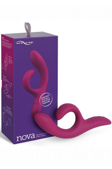 Фиолетовый вибратор-кролик We-Vibe Nova 2 - 20,5 см. Фиолетовый вибратор-кролик We-Vibe Nova 2 - 20,5 см.
