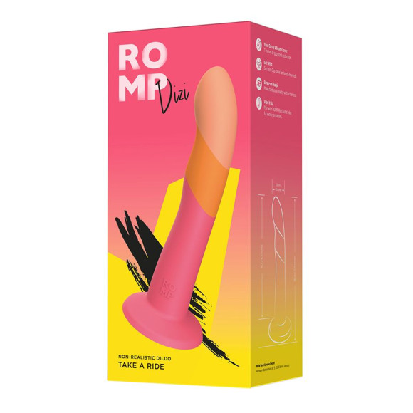 Яркий фаллоимитатор Romp Dizi с присоской - 18 см. Яркий фаллоимитатор Romp Dizi с присоской - 18 см.