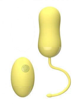 Желтое виброяйцо LULU WIRELESS REMOTE EGG с пультом ДУ Желтое виброяйцо LULU WIRELESS REMOTE EGG с пультом ДУ