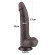 Коричневый фаллоимитатор с мошонкой 8.5 Sliding Skin Dual Layer Dong на присоске - 22 см. Коричневый фаллоимитатор с мошонкой 8.5 Sliding Skin Dual Layer Dong на присоске - 22 см.