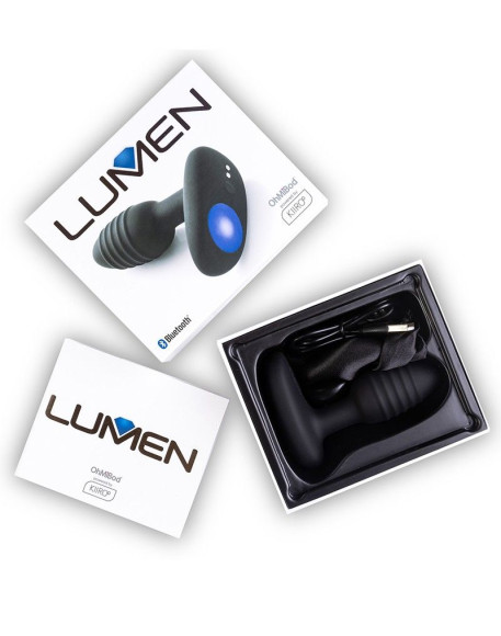 Черный интерактивный вибратор OhMiBod Lumen for Kiiroo с подсветкой - 10,2 см. Черный интерактивный вибратор OhMiBod Lumen for Kiiroo с подсветкой - 10,2 см.