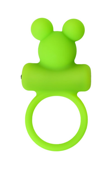 Зеленое виброкольцо на пенис A-Toys Зеленое виброкольцо на пенис A-Toys