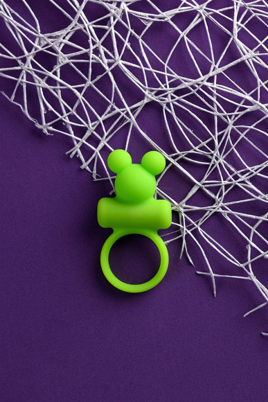 Зеленое виброкольцо на пенис A-Toys Зеленое виброкольцо на пенис A-Toys