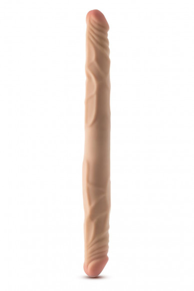 Телесный двусторонний фаллоимитатор 14 Inch Double Dong - 35,6 см. Телесный двусторонний фаллоимитатор 14 Inch Double Dong - 35,6 см.