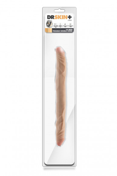 Телесный двусторонний фаллоимитатор 14 Inch Double Dong - 35,6 см. Телесный двусторонний фаллоимитатор 14 Inch Double Dong - 35,6 см.
