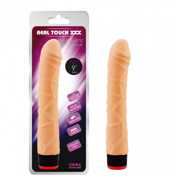 Телесный вибратор-реалистик 9” Vibe Cock - 21,5 см. Телесный вибратор-реалистик 9” Vibe Cock - 21,5 см.
