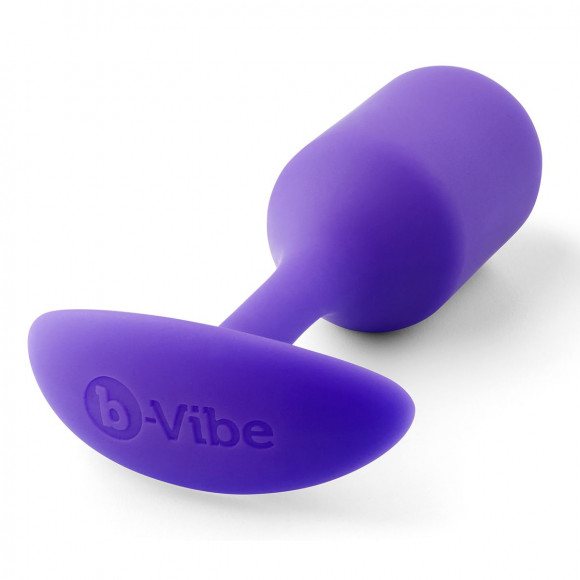 Фиолетовая пробка для ношения B-vibe Snug Plug 2 - 11,4 см. Фиолетовая пробка для ношения B-vibe Snug Plug 2 - 11,4 см.