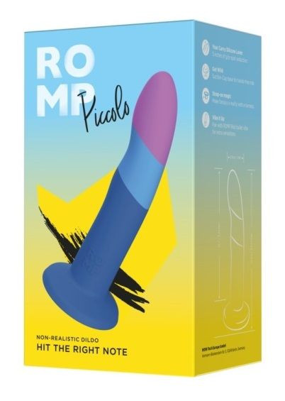 Яркий фаллоимитатор Romp Piccolo с присоской - 14 см. Яркий фаллоимитатор Romp Piccolo с присоской - 14 см.