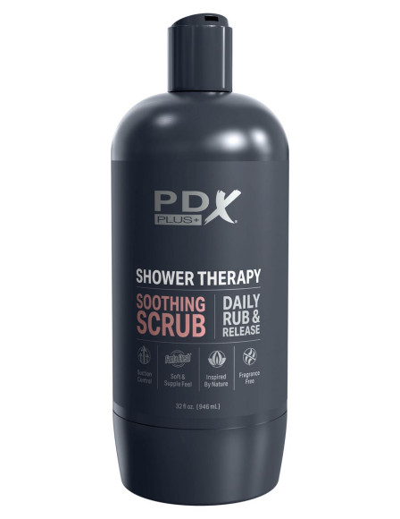 Мастурбатор-вагина цвета карамели Shower Therapy Soothing Scrub Мастурбатор-вагина цвета карамели Shower Therapy Soothing Scrub