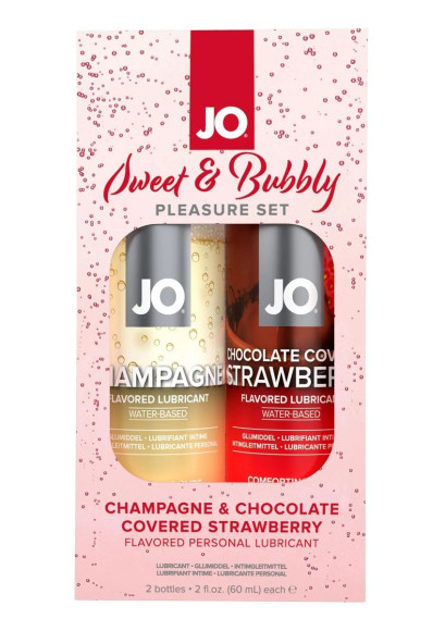 Подарочный набор лубрикантов Sweet and Bubbly Pleasure Set Подарочный набор лубрикантов Sweet and Bubbly Pleasure Set