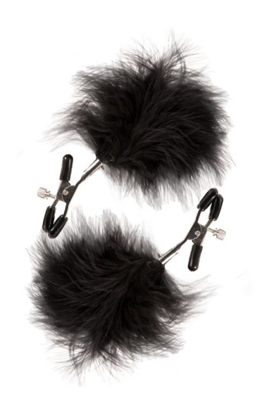 Зажимы для сосков с пухом FEATHERED NIPPLE CLAMPS Зажимы для сосков с пухом FEATHERED NIPPLE CLAMPS
