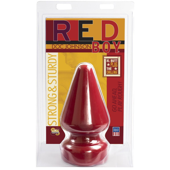 Огромная анальная пробка Red Boy The Challenge Butt Plug - 23 см. Огромная анальная пробка Red Boy The Challenge Butt Plug - 23 см.