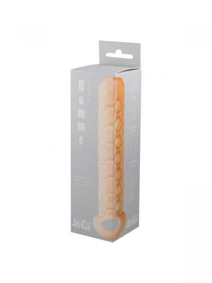 Телесный фаллоудлинитель Homme Long - 15,5 см. Телесный фаллоудлинитель Homme Long - 15,5 см.