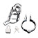 Серебристая металлическая клетка для члена с замком Enslave Cock Cage Серебристая металлическая клетка для члена с замком Enslave Cock Cage