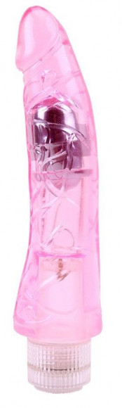 Розовый вибратор Glitters Mr.Right - 23 см. Розовый вибратор Glitters Mr.Right - 23 см.