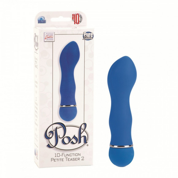 Синий вибратор Posh 10-Function Petite Teaser - 14,5 см. Синий вибратор Posh 10-Function Petite Teaser - 14,5 см.