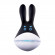 Чёрный клиторальный вибратор Muse Massager с ушками