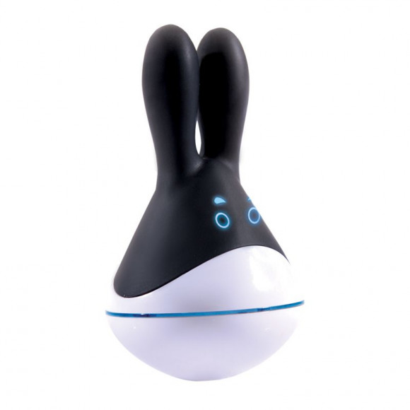 Чёрный клиторальный вибратор Muse Massager с ушками