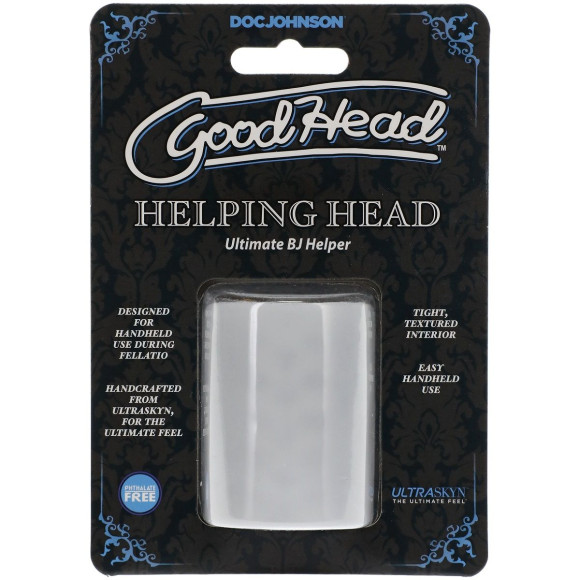 Прозрачный мастурбатор Helping Head Прозрачный мастурбатор Helping Head