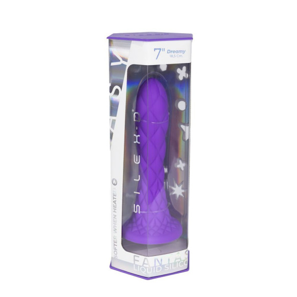 Фиолетовый фаллоимитатор SILEXD Dreamy 7 - 18,5 см. Фиолетовый фаллоимитатор SILEXD Dreamy 7 - 18,5 см.
