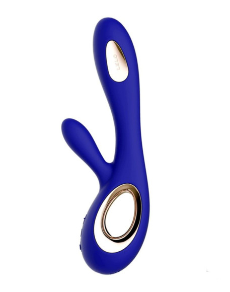 Синий вибратор-кролик Lelo Soraya Wave - 21,8 см. Синий вибратор-кролик Lelo Soraya Wave - 21,8 см.