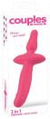 Розовый двусторонний вибратор 2in1 Vibrator & Butt Plug Розовый двусторонний вибратор 2in1 Vibrator & Butt Plug