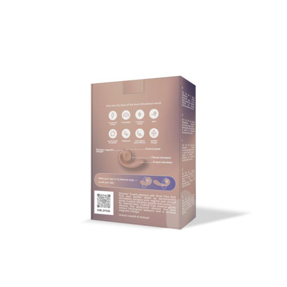 Персиковый вибромассажёр SVibe Gizi Персиковый вибромассажёр SVibe Gizi