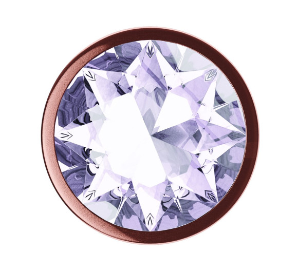 Пробка цвета розового золота с прозрачным кристаллом Diamond Moonstone Shine L - 8,3 см. Пробка цвета розового золота с прозрачным кристаллом Diamond Moonstone Shine L - 8,3 см.