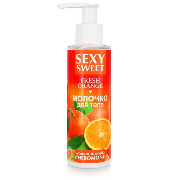 Молочко для тела с феромонами и ароматом апельсина Sexy Sweet Fresh Orange - 150 гр. Молочко для тела с феромонами и ароматом апельсина Sexy Sweet Fresh Orange - 150 гр.