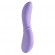Сиреневый вибростимулятор Appetency Licking Tongue Vibe - 16,5 см.