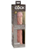 Телесный фаллоимитатор-реалистик King Cock Ellite Dual Density - 28 см. Телесный фаллоимитатор-реалистик King Cock Ellite Dual Density - 28 см.