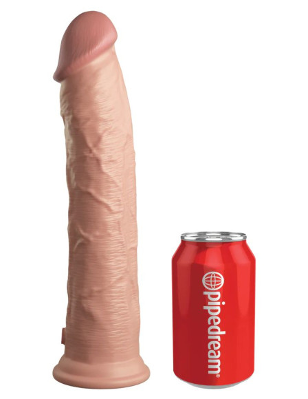 Телесный фаллоимитатор-реалистик King Cock Ellite Dual Density - 28 см. Телесный фаллоимитатор-реалистик King Cock Ellite Dual Density - 28 см.