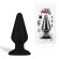 Черный плаг из силикона Seamless Silicone Butt Plug - 15 см. Черный плаг из силикона Seamless Silicone Butt Plug - 15 см.