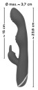 Фиолетовый вибратор A & G-Spot Rabbit Vibrator для стимуляции зон G и A - 23,6 см. Фиолетовый вибратор A & G-Spot Rabbit Vibrator для стимуляции зон G и A - 23,6 см.